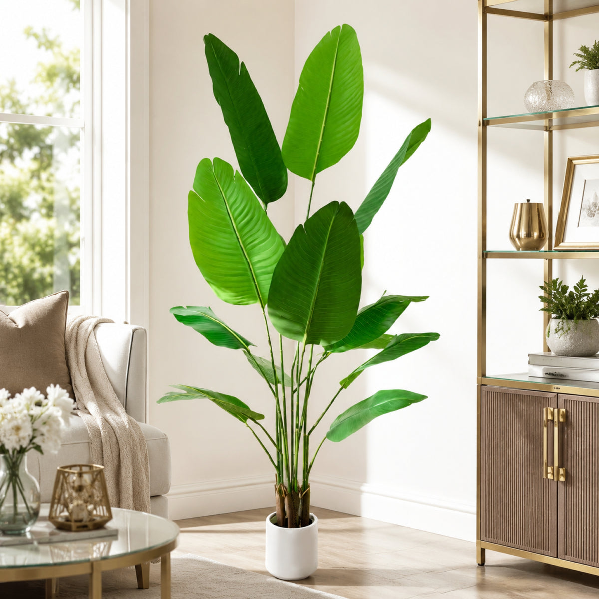https://www.walmart.com/ip/Lifelike-Bird-Paradise-Artificial-Plant-Xramfy-5-3Ft-Fake-Tropical-Palm-Tree-Plastic-Pot-Faux-Plant-Indoor-Decor-Trees-Silk-Floor-Plant-Home-Decor-Li/20994703988