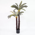 Fake Palm Tree, Xramfy Artificial Palm Tree, Faux Outdoor Plants Large Tropical Indoor Fake Tree with Lifelike Leaves, Artificial Palm Tree for Indoor Outdoor Home Office Patio Bathroom Pool Decor